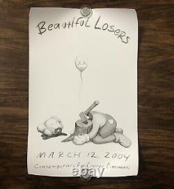 Kaws Beautiful Losers 2004 Offset Print Poster Unframed Art 17 x 11 Open