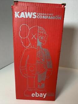 Kaws Companion Flayed OriginaFake 7.5 Inch Vinyl Figure Red New