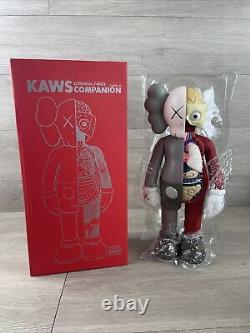 Kaws Companion Original Fake Flayed Open Dissected Open Edition Brown 14.5