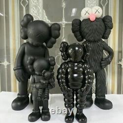 Kaws Family 37cm Black 4 Figurine Set