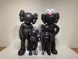 Kaws Family 37cm Black 4 Figurine Set