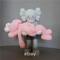 Kaws Gone 35cm Grey Carrying Pink Kaws