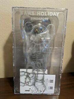 Kaws Holiday Singapore Vinyl Figure Black 100% Authentic IN HAND