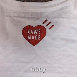 Kaws Human Made #2 Dry Alls Duck T Shirt Tee White Brown Green Red Men's XL