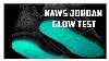 Kaws Jordan 4 Unboxing Glow Test