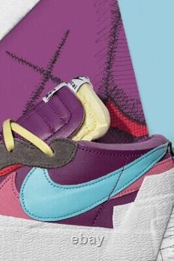 Kaws Nike Sacai Purple Dusk Size 11 Brand New Original Box