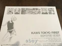 Kaws OriginalFake Official 2001 Tokyo First Parco Show Flyer Card Poster