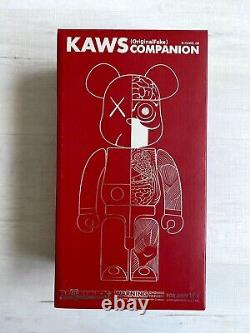 Kaws Original Fake Dissected Bearbrick 400%. Brand New Unopened. Red Brown Color