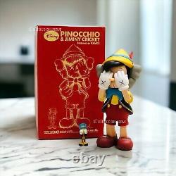 Kaws Pinocchio & Jiminy Cricket Style 11 inch Collectable Figure Multi Companion