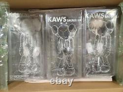 Kaws SMALL LIE set of 3 figures BROWN BLACK GREY Sealed in packages Sold Out