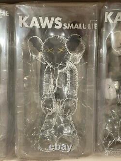 Kaws SMALL LIE set of 3 figures BROWN BLACK GREY Sealed in packages Sold Out