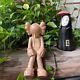 Kaws Small Lie solid wood North American Beech 11 Figure Bearbrick Model Toy