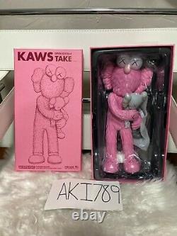 Kaws Take Figure Vinyl Pink (read description)
