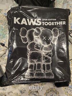 Kaws Together Vinyl Three 3 Figure SET Grey Black Brown Sealed Never Opened OE