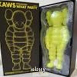 Kaws What Party Open Edition Yellow Action Figure Medicom Toy Brand New