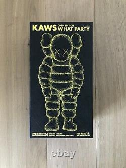 Kaws What Party YELLOW Authentic New IN HAND SEALED