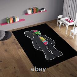 Kaws rug, Kaws figure, Living room rug, Kaws poster, Bearbrick rug, Sneaker Rug