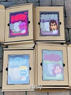 Kaws x Monsters Limited Edition Set of 4 Cereal Boxes Boo Frankenberry SEALED