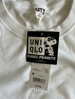 Kaws x Peanuts Uniqlo Long Sleeve Snoopy Sweat Shirt Medium Brand New