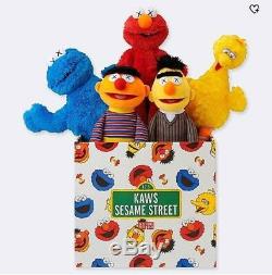 Kaws x Sesame Street Uniqlo Plush Toy Box Set Limited Edition Ships Today