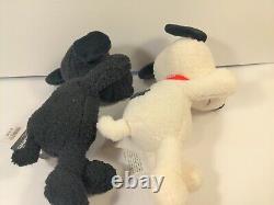 Kaws x Uniqlo Snoopy Plush Small/Medium Black and Original (4 items total)