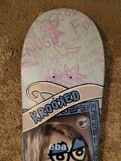 Krooked Cromer Kurt Cobain Skateboard Deck NIS. Nirvana Mark Gonzales KAWS