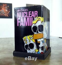 Matt Gondek Simpsons Nuclear Family 4ft Color Vinyl Sculpture LTD 100 kaws New