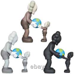 Medicom Toy KAWS THE PROMISE BROWN/GREY/BLACK From Japan