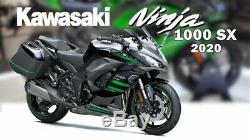 NEW 2020 Ninja 1000SX Kawasaki Stainless De-cat exhaust pipe C/W clamp