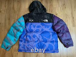 NEW KAWS X The North Face Retro 1996 Nuptse Jacket Monterey Blue XL SHIPS NOW