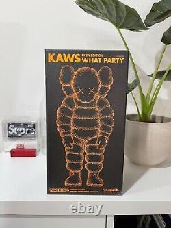 NEW Kaws What party Figure Orange