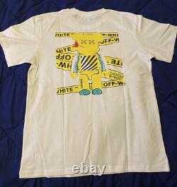 NEW Off-White T Shirt Off-White Tee Shirt Off-White Hoodie Yellow Kaws Size M