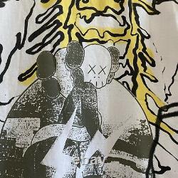 NEW Travis Scott Cactus Jack Kaws For Fragment Tee T-Shirt Mens Size Large