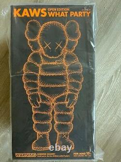 NEWithSEALED KAWS What Party Figure Orange IN HAND FAST SHIPPING