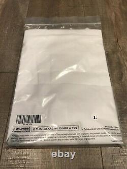 New! KAWS HOLIDAY Hong Kong T-Shirt White Large 100% Authentic IN HAND IN THE US