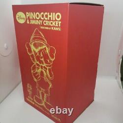 New KAWS Pinocchio & Jiminy Cricet Vinyl Figures 2010 Medicom Toy