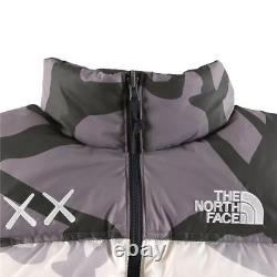 New KAWS X Down Jacket 700 North Orange Blue