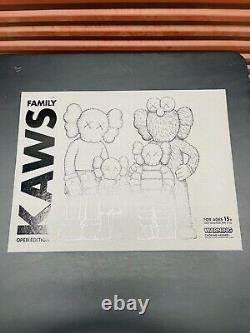 New Kaws Family Figures 2021'Brown/Blue/White' Limited Edition
