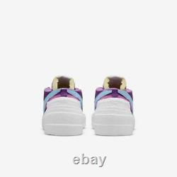 New Nike Sacai x Kaws Blazer Low Shoes Sneakers Purple Dusk (DM7901-500)