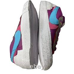 New SACAI KAWS DUSK Purple, N. Blazer Low Shoe, Size 8.5 men 11 Women