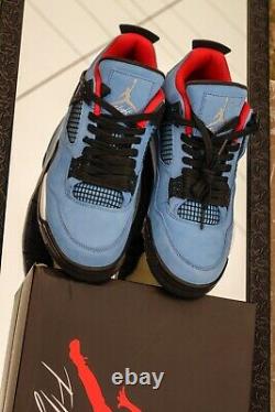 Nike Air Jordan 4 Retro Travis Scott Cactus Jack Size 9 Kaws DS Brand New In Box