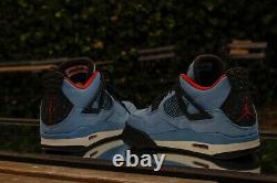 Nike Air Jordan 4 Retro Travis Scott Cactus Jack Size 9 Kaws DS Brand New In Box