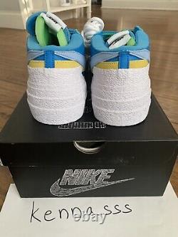 Nike Blazer Low Sacai KAWS Neptune Blue Size 13