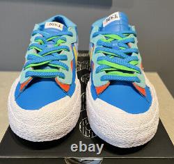 Nike Blazer Low Sacai Kaws Neptune Blue 9.5 NEW DM7901-400