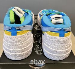 Nike Blazer Low Sacai Kaws Neptune Blue 9.5 NEW DM7901-400