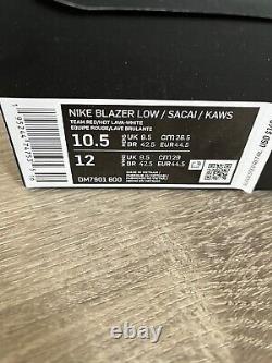 Nike Blazer Low Sacai Kaws Red Size 10.5 Brand New