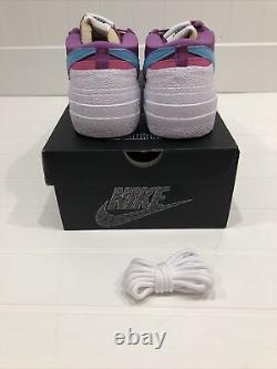 Nike Blazer Low Sacai x KAWS Purple Dusk DM7901-500 Size 10.5 Brand New DS