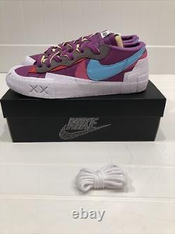 Nike Blazer Low Sacai x KAWS Purple Dusk DM7901-500 Size 10.5 Brand New DS