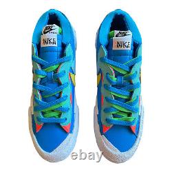 Nike Blazer Low x KAWS x sacai Neptune Blue 2021 DM7901-400 Men's Size 9.5