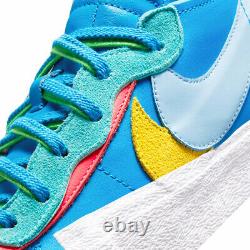 Nike Blazer Low x Sacai x Kaws Neptune Blue DM7901-400 Size 8-11 NEW
